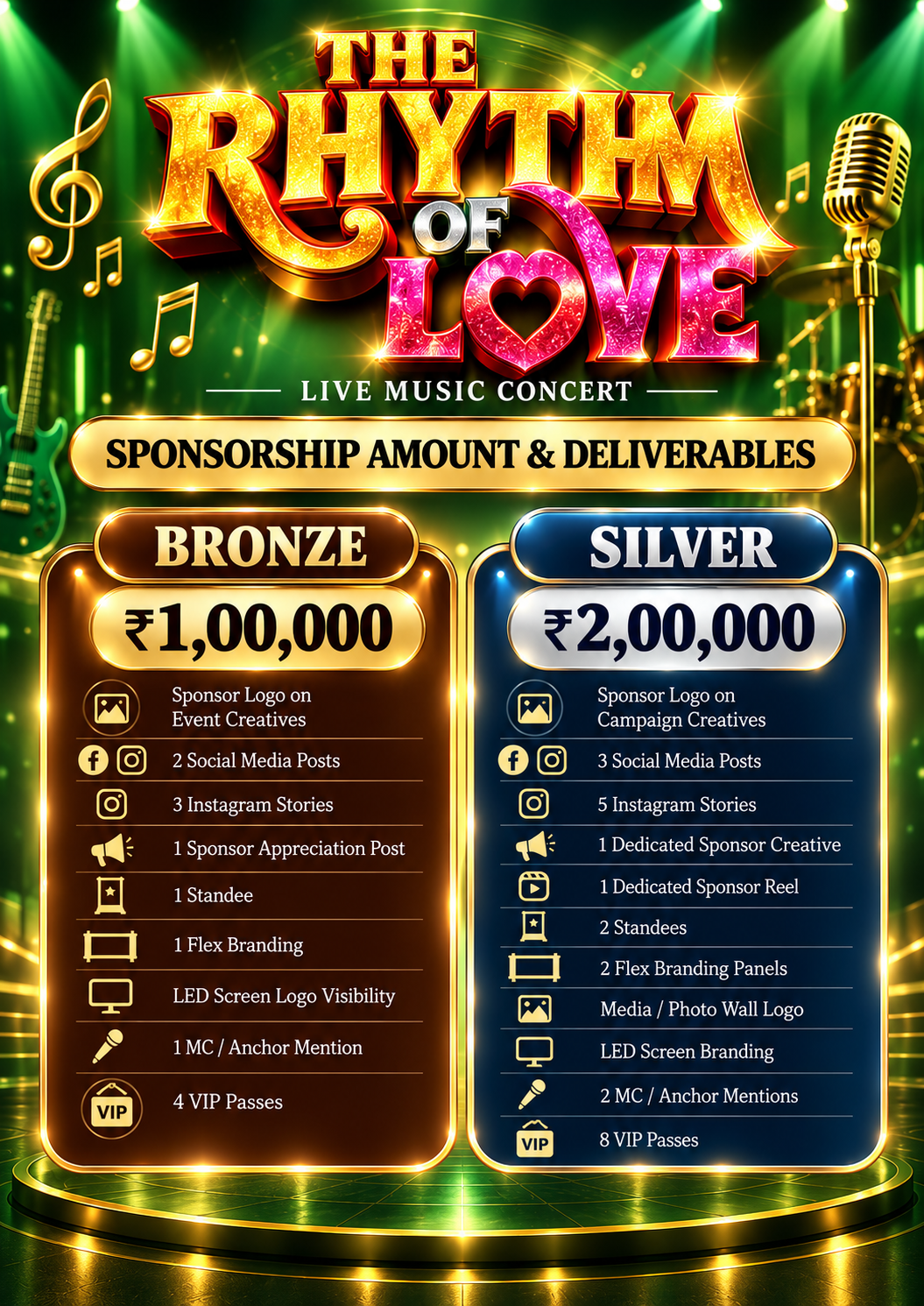 Bronze & Silver Sponsorship Preview