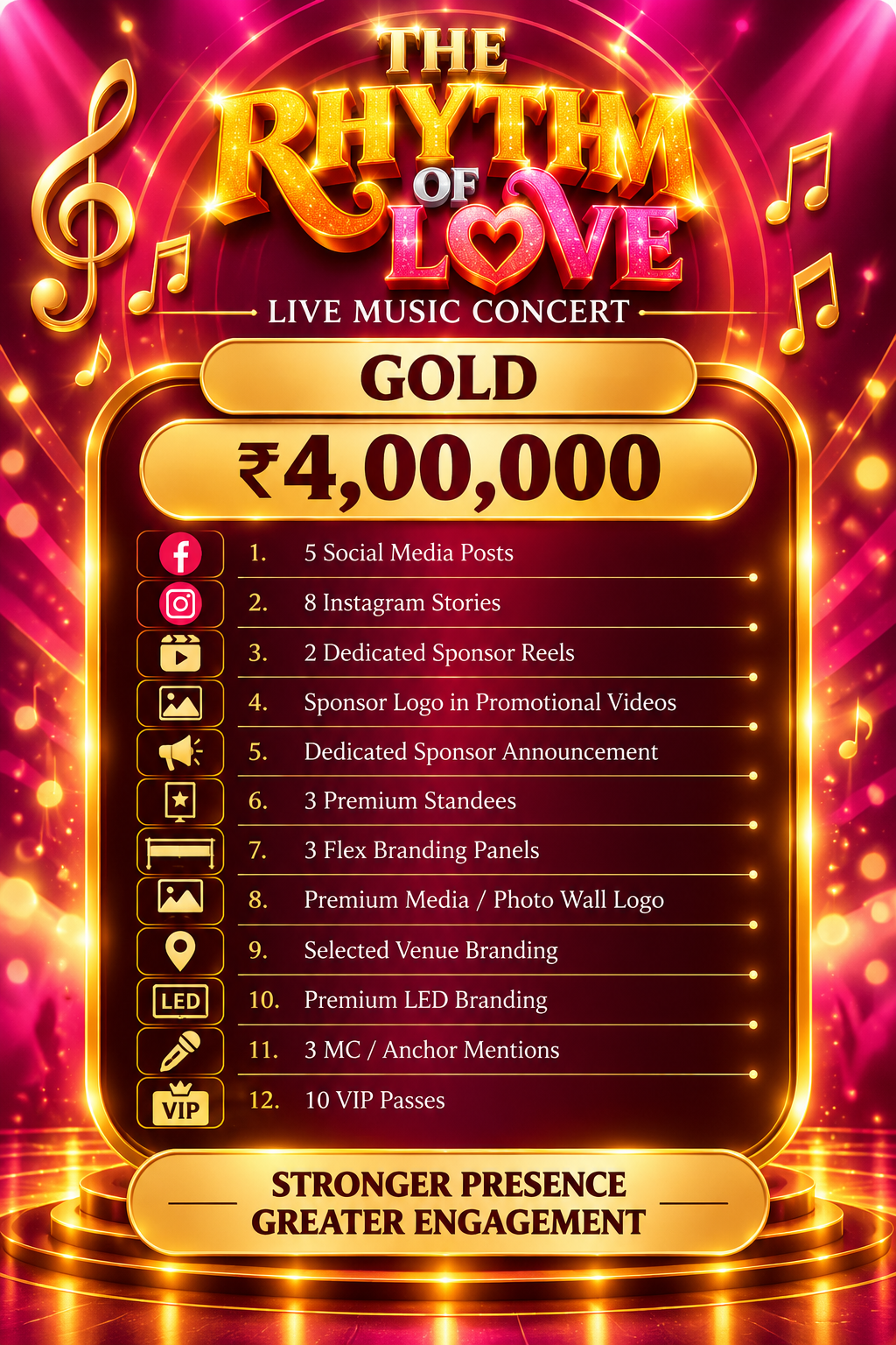 Bronze and Silver Sponsorship Packages